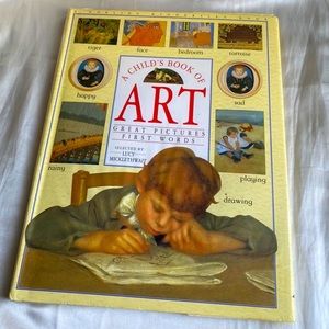 Vintage childs book of art